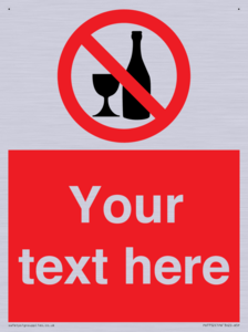 Custom prohibition no alcohol